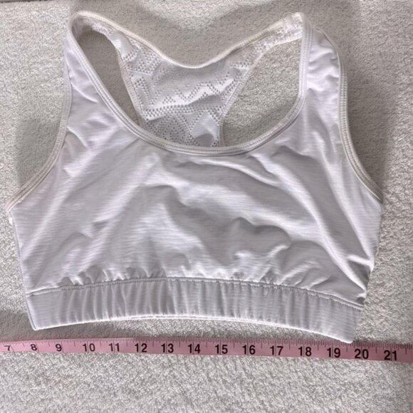 Zyia White Racerback Sports Bra M - Picture 8 of 14